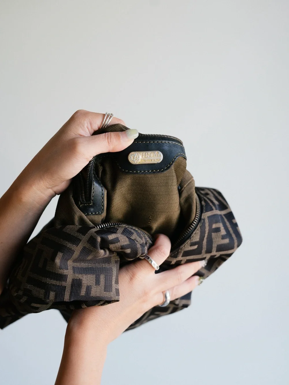 Fendi hobo zucca bag